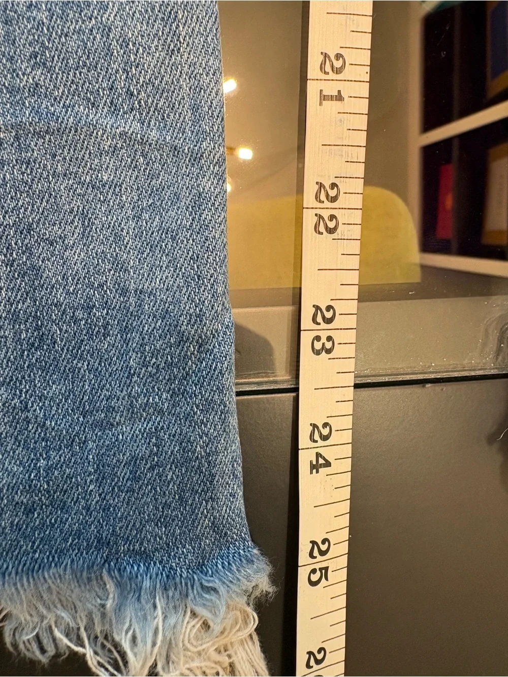 Altar'd State Light Blue Distressed Cropped Jeans - Picture 12 of 12